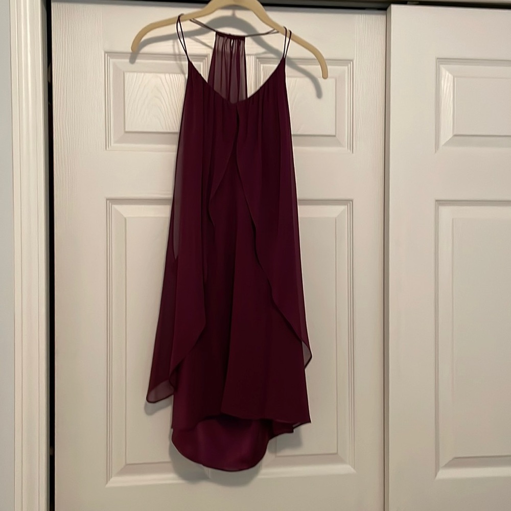 Alice and Olivia open back mini dress